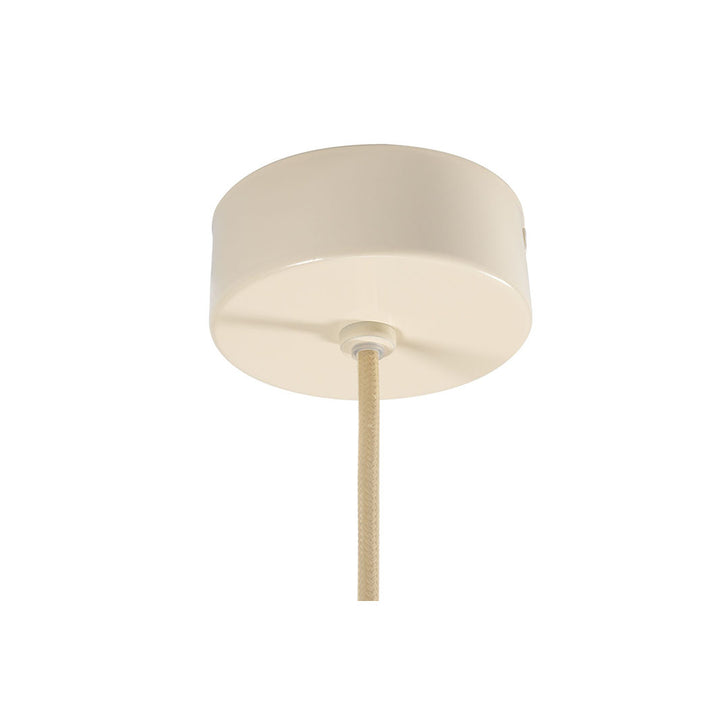 The Decorators: Lustra VOX Strapo, crem, diametru 27 cm