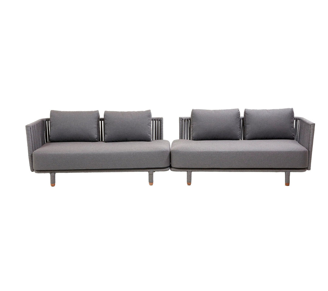 The Decorators: Canapea modulara Cane-line Moments Lounge (2)