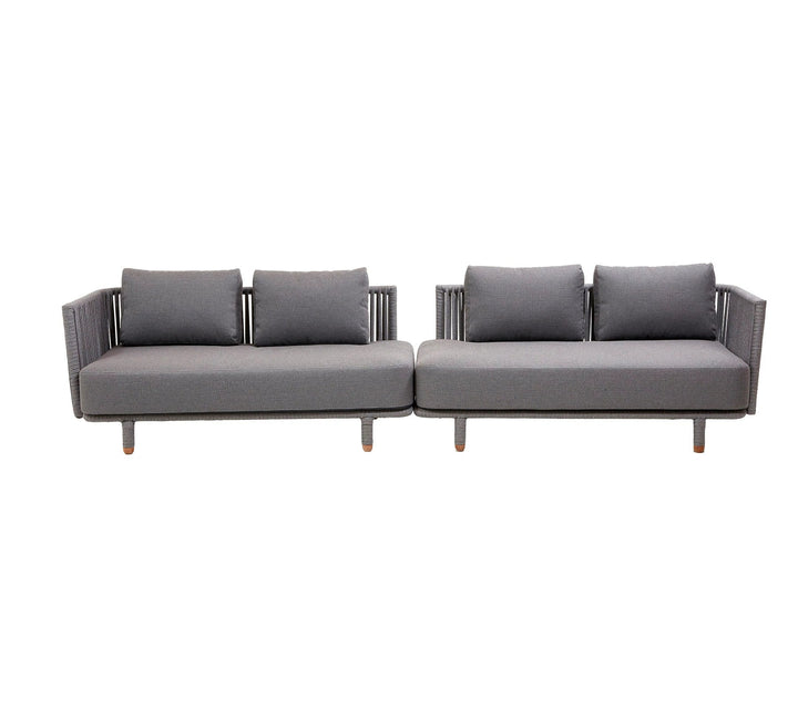 The Decorators: Canapea modulara Cane-line Moments Lounge (2)