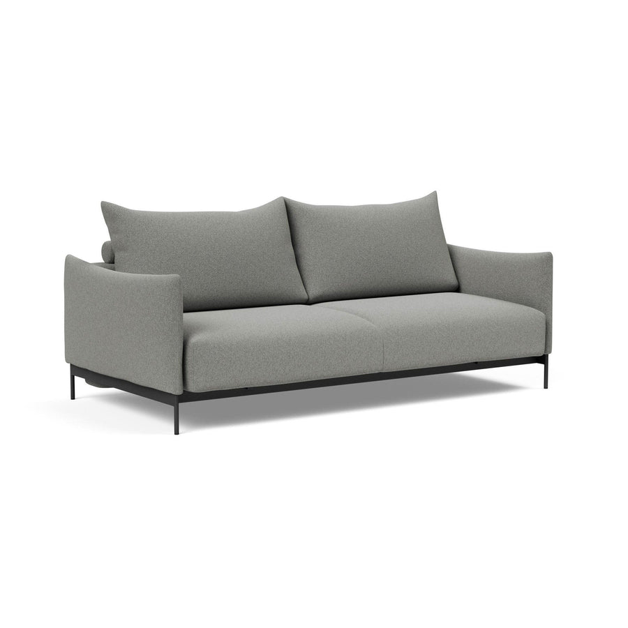 The Decorators: Canapea extensibila Malloy Bouclé Ash Grey 150x200cm