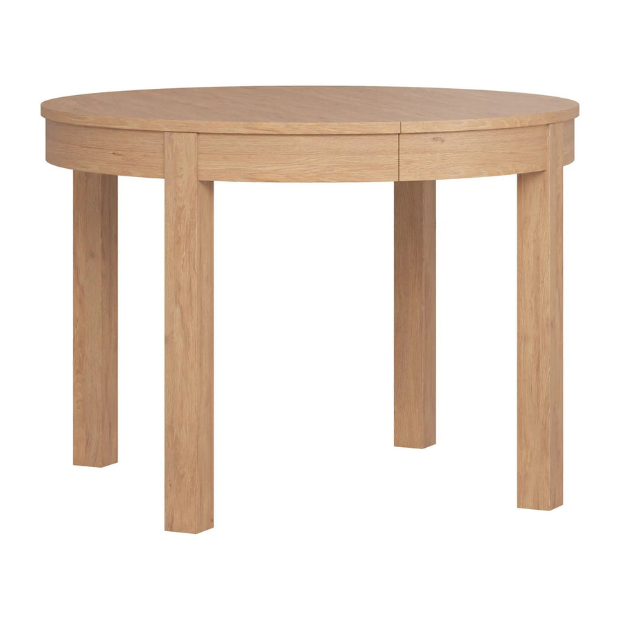 The Decorators: Masa dining rotunda extensibila VOX Simple 110/210x110cm, stejar