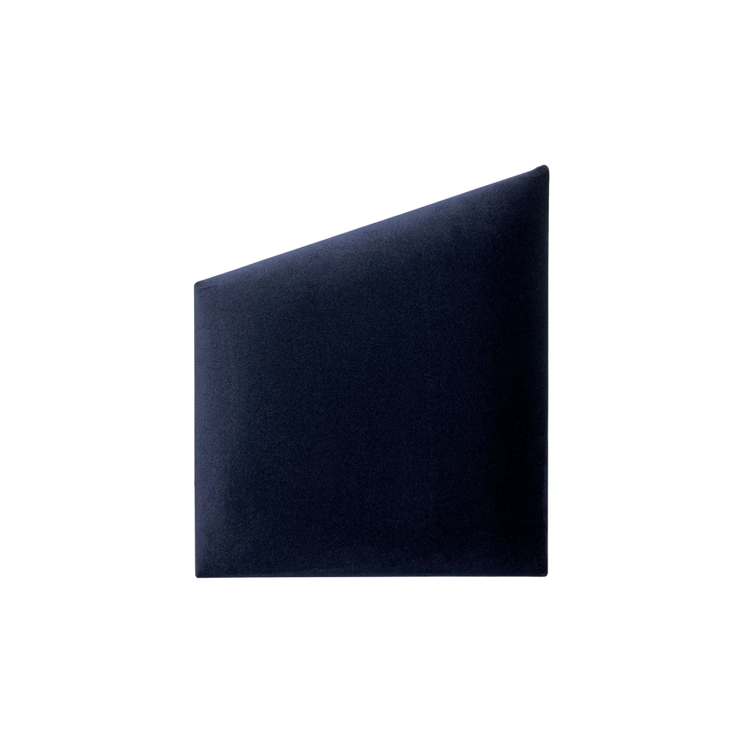 The Decorators: Panou tapitat Geo Villo Soform Catifea bleumarin 30/35 cm