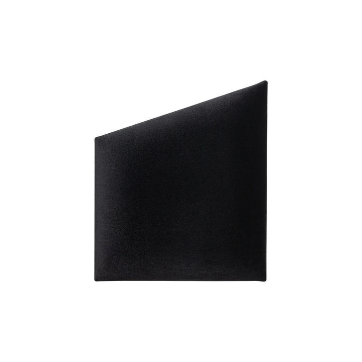 The Decorators: Panou tapitat Geo Villo Soform Catifea neagru 30/35 cm