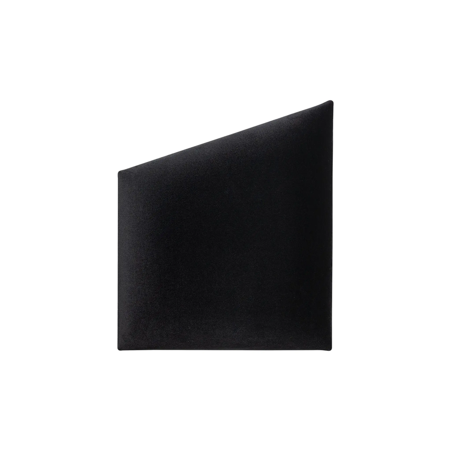 The Decorators: Panou tapitat Geo Villo Soform Catifea neagru 30/35 cm
