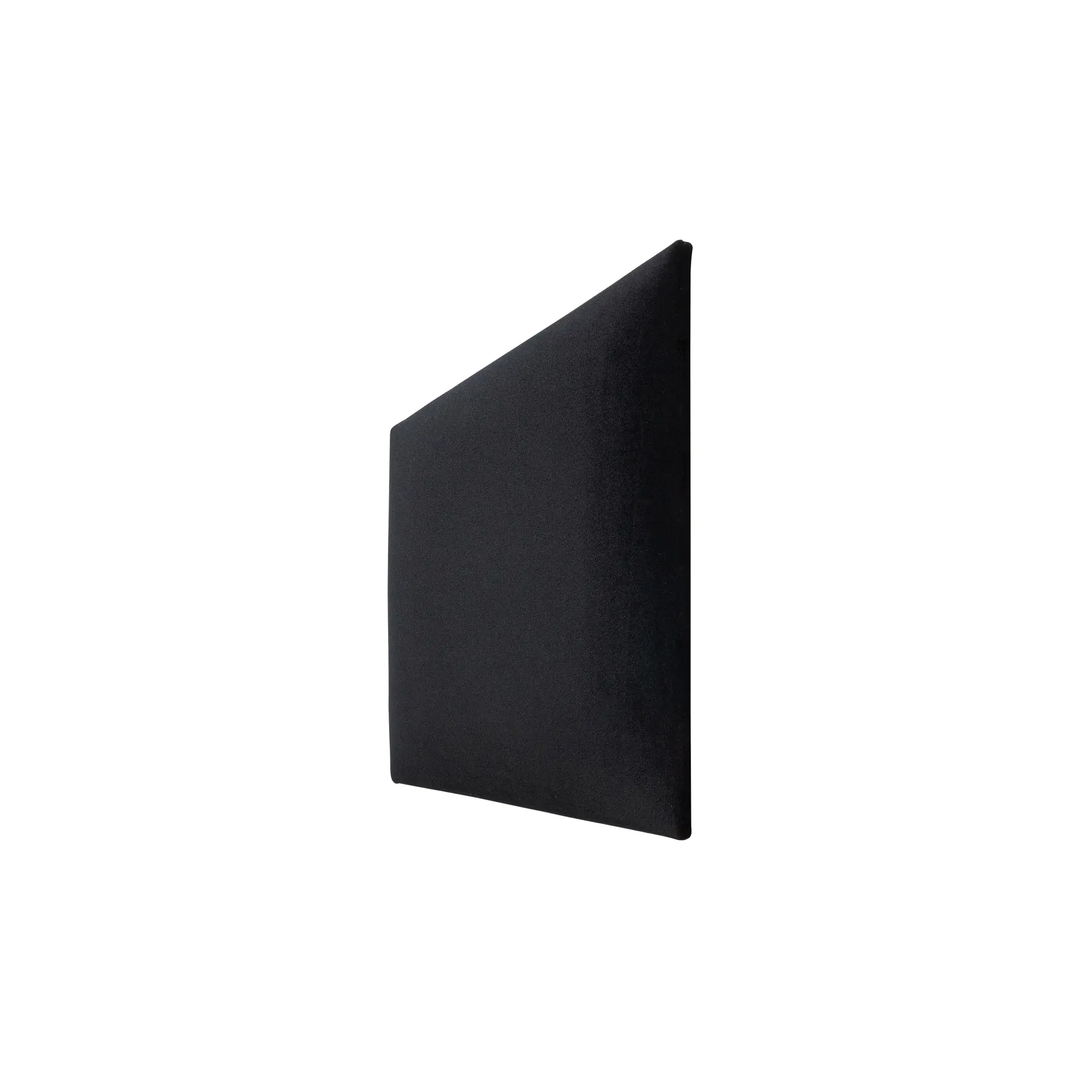 The Decorators: Panou tapitat Geo Villo Soform Catifea neagru 30/35 cm