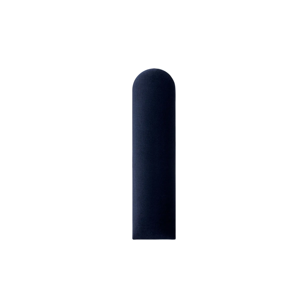 The Decorators: Panou tapitat Oval 1 Villo Soform Catifea bleumarin 15/60 cm