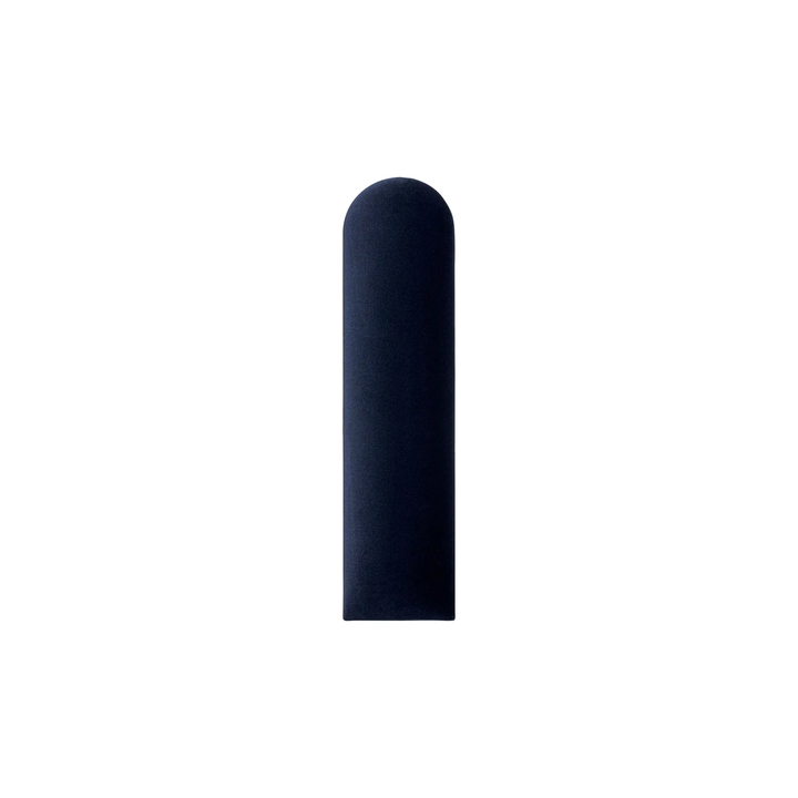 The Decorators: Panou tapitat Oval 1 Villo Soform Catifea bleumarin 15/60 cm