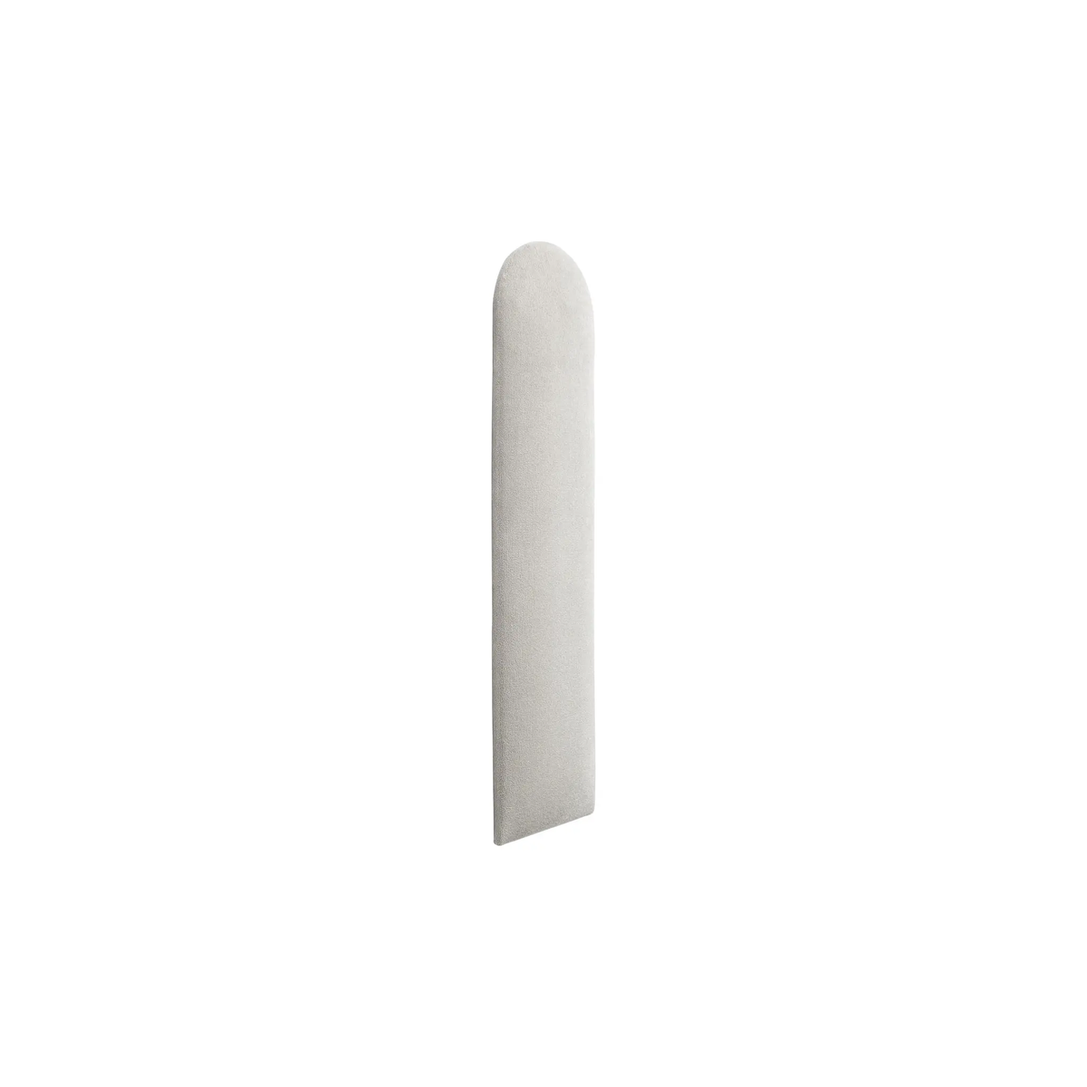 The Decorators: Panou tapitat Oval 1 Villo Soform Catifea gri 15/60 cm