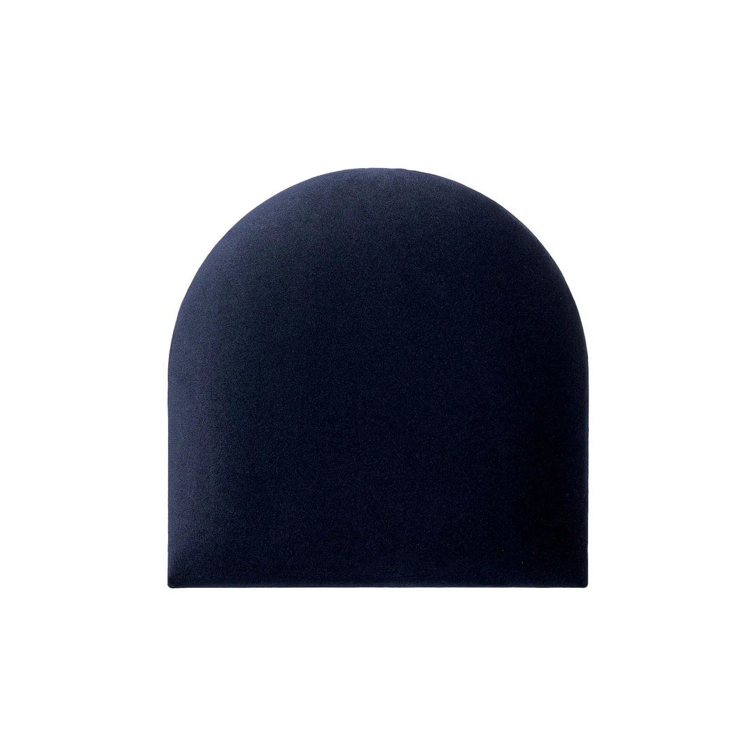 The Decorators: Panou tapitat Oval 2 Villo Soform Catifea bleumarin 30/30 cm