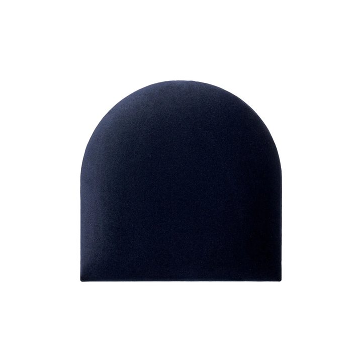 The Decorators: Panou tapitat Oval 2 Villo Soform Catifea bleumarin 30/30 cm