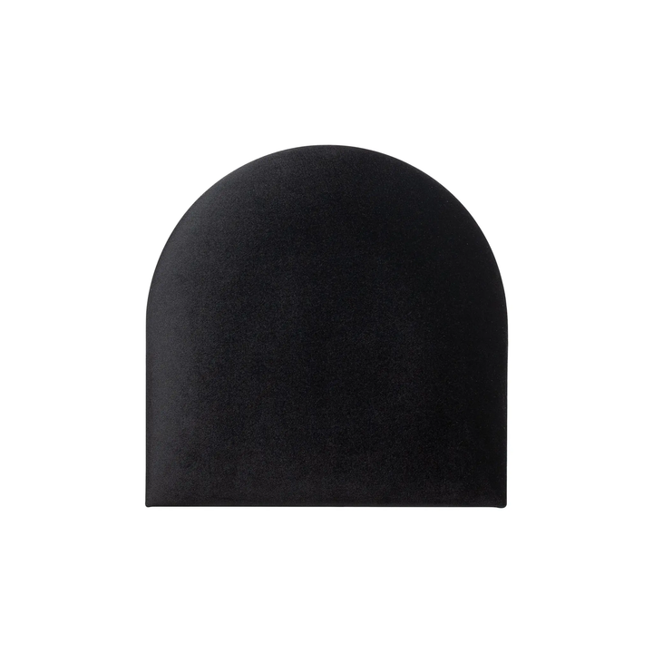 The Decorators: Panou tapitat Oval 2 Villo Soform Catifea neagra 30/30 cm