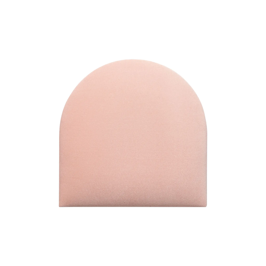 The Decorators: Panou tapitat Oval 2 Villo Soform Catifea roz 30/30 cm