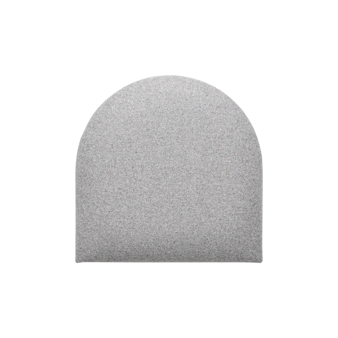 The Decorators: Panou tapitat Oval 2 Villo Soform Lana gri 30/30 cm