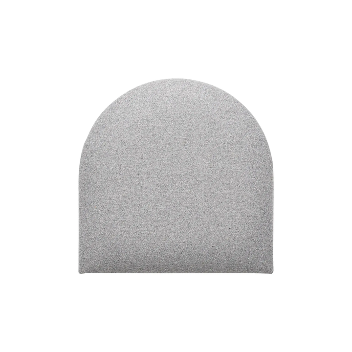 The Decorators: Panou tapitat Oval 2 Villo Soform Lana gri 30/30 cm
