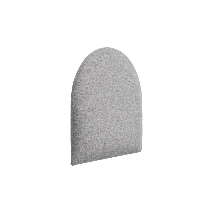 The Decorators: Panou tapitat Oval 2 Villo Soform Lana gri 30/30 cm