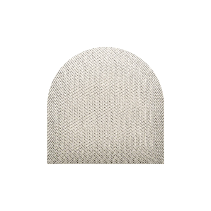 The Decorators: Panou tapitat Oval 2 Villo Soform Tweed bej 30/30 cm