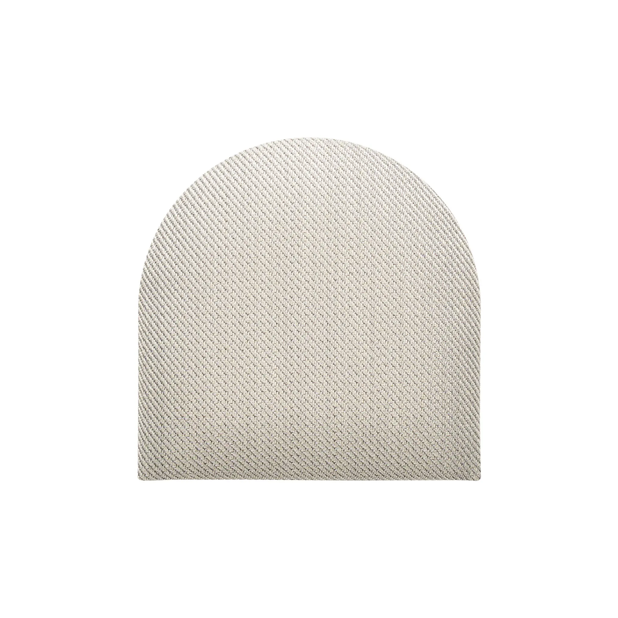 The Decorators: Panou tapitat Oval 2 Villo Soform Tweed bej 30/30 cm