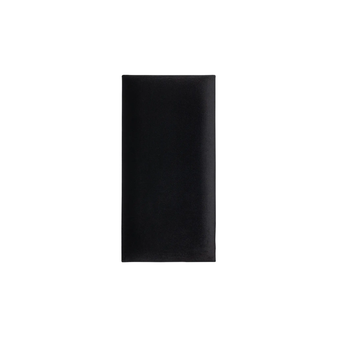 The Decorators: Panou tapitat Regular 1 Villo Soform Catifea negru 30/60 cm