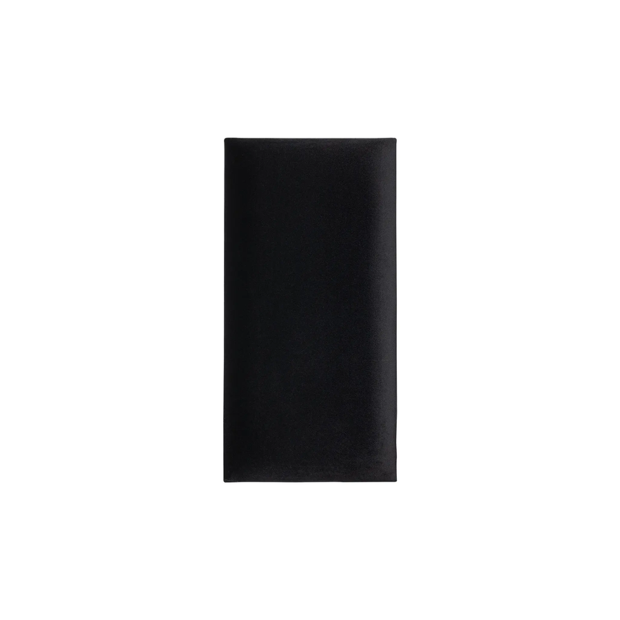 The Decorators: Panou tapitat Regular 1 Villo Soform Catifea negru 30/60 cm
