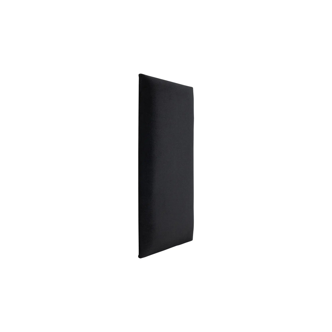 The Decorators: Panou tapitat Regular 1 Villo Soform Catifea negru 30/60 cm