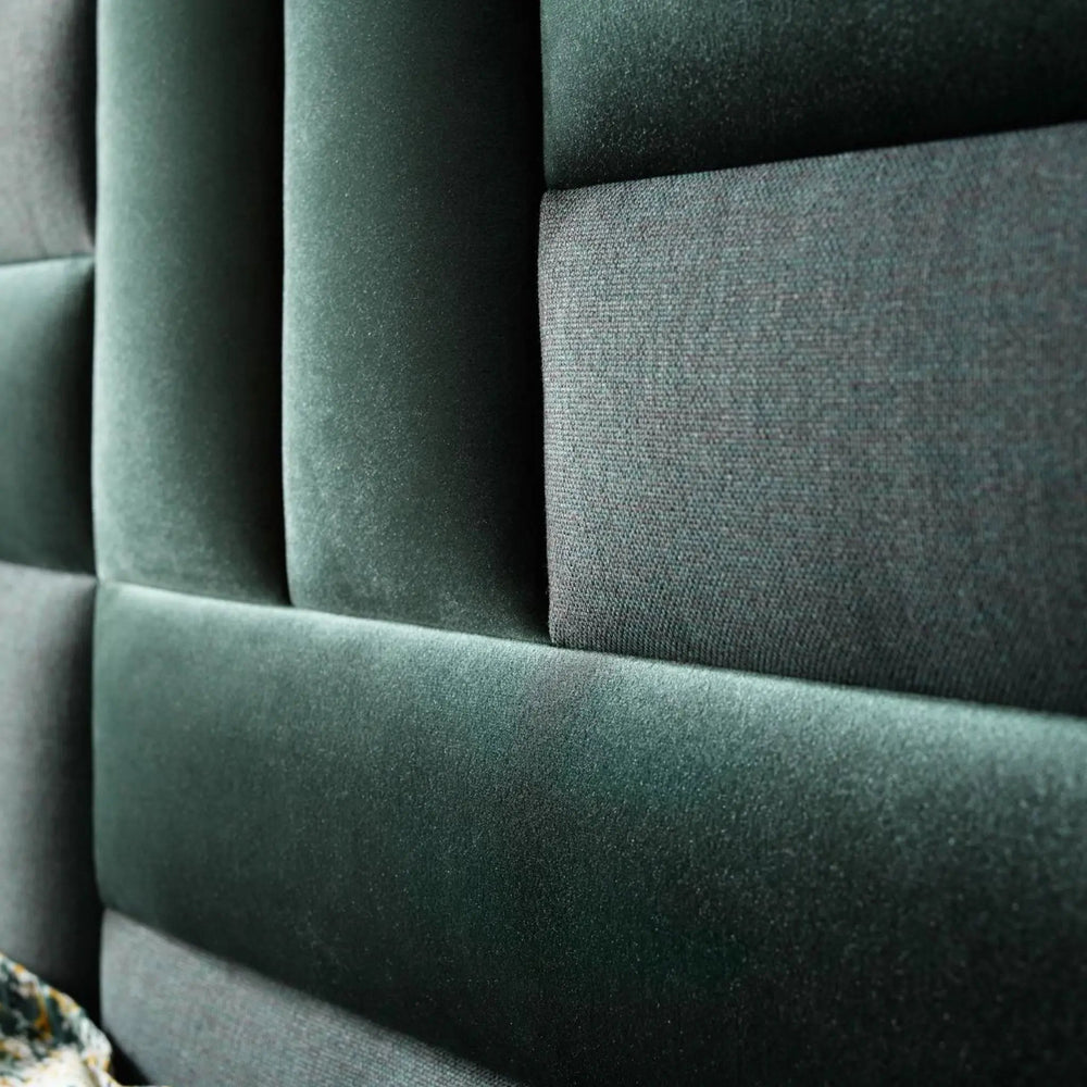 The Decorators: Panou tapitat Regular 2 Villo Soform Catifea gri 15/60 cm