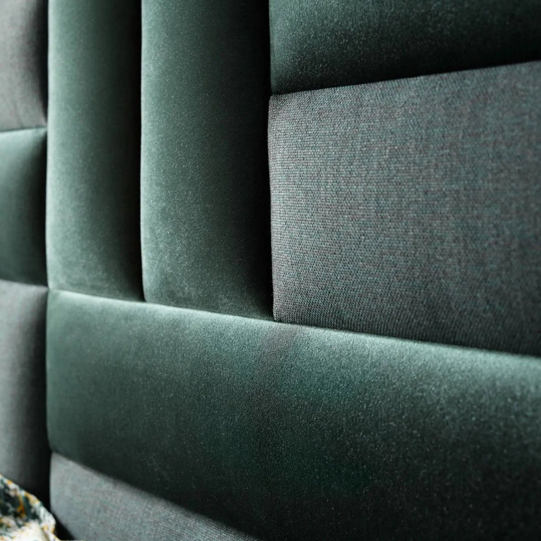 The Decorators: Panou tapitat Regular 2 Villo Soform Catifea gri 15/60 cm