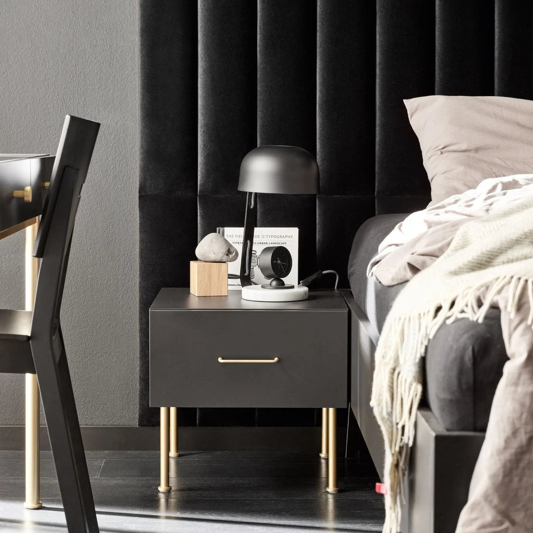 The Decorators: Panou tapitat Regular 2 Villo Soform Catifea gri 15/60 cm