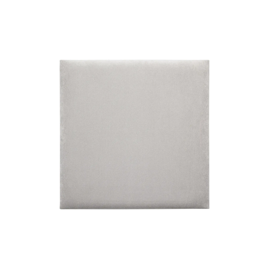 The Decorators: Panou tapitat Regular 3 Villo Soform Catifea gri 60/60 cm