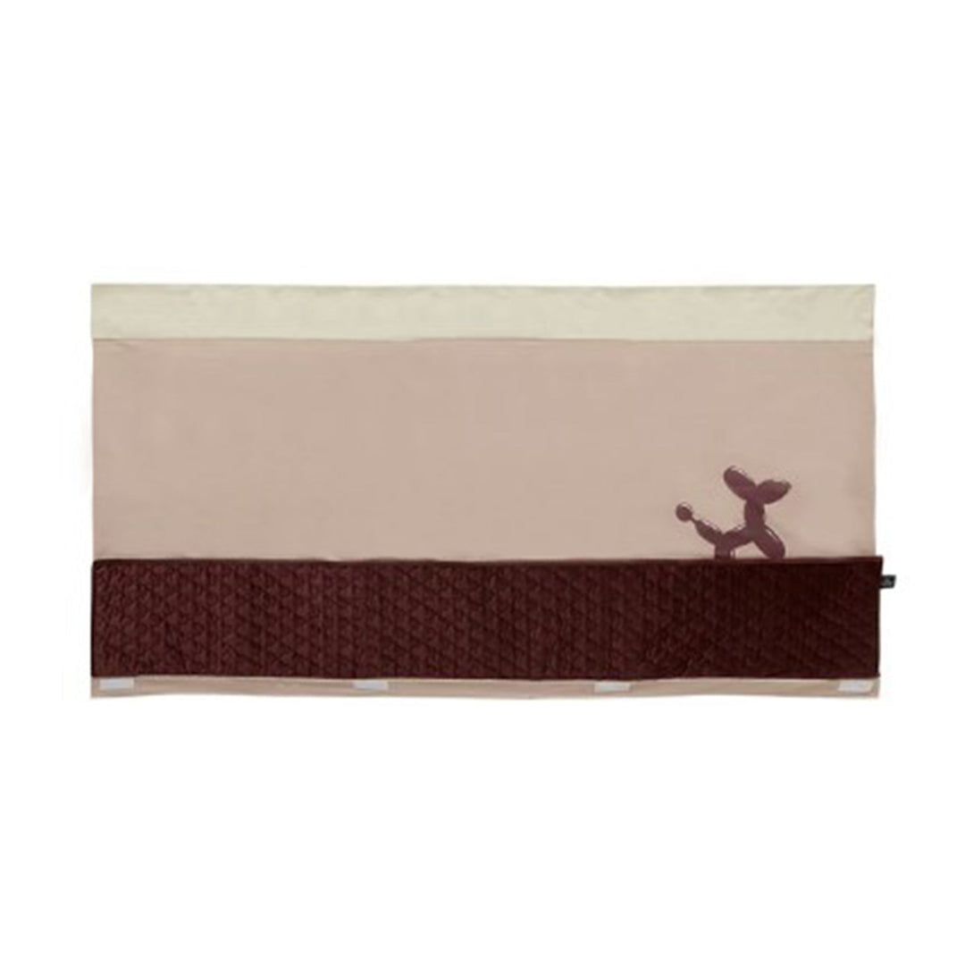 The Decorators: Panou textil pat copii, Funland, bumbac si poliester, roz, 98x200 cm