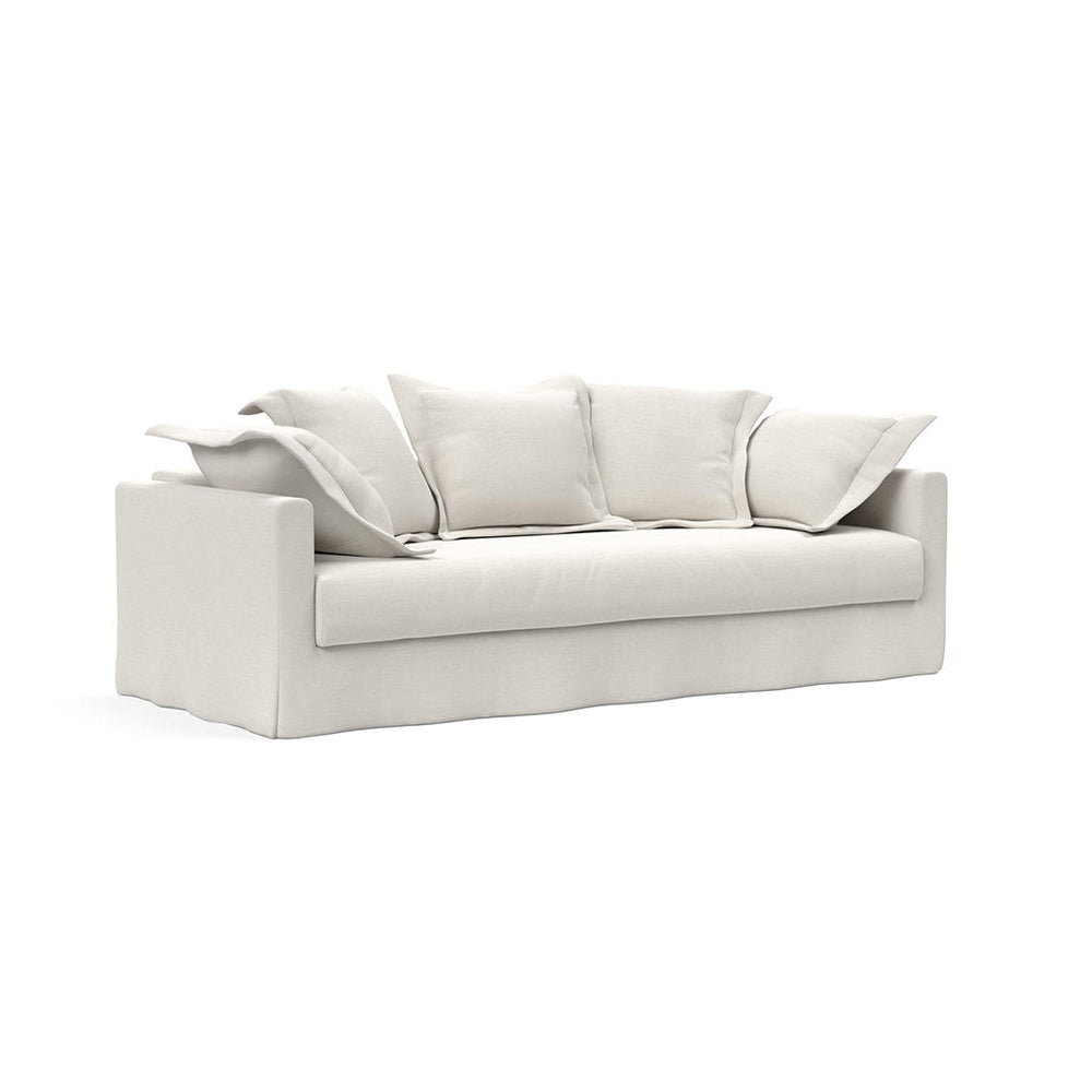 The Decorators: Canapea extensibila Pascala Vivus Dusty Off White 140-200 cm