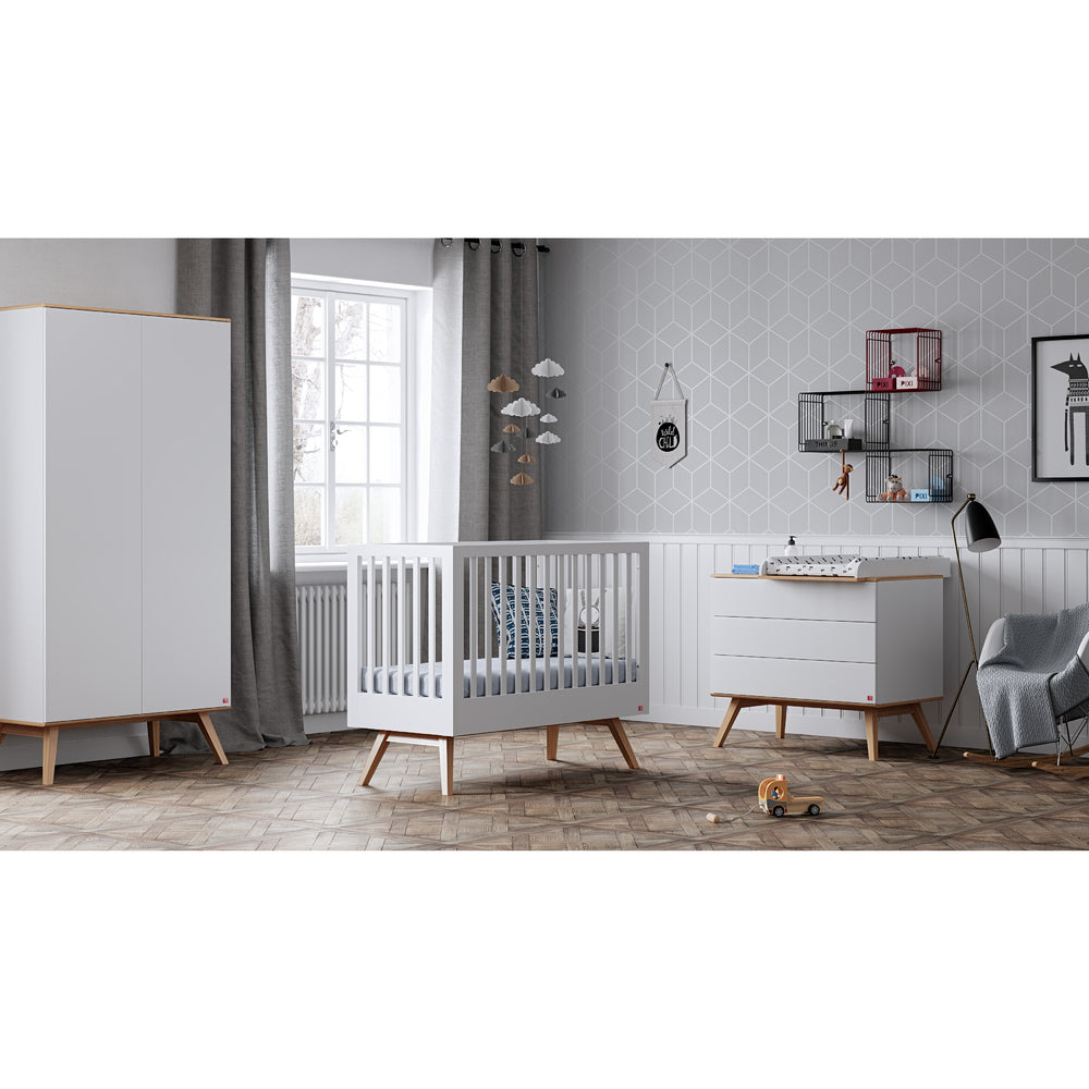 The Decorators: Pat bebe VOX Baby Nature 60x120, alb/stejar