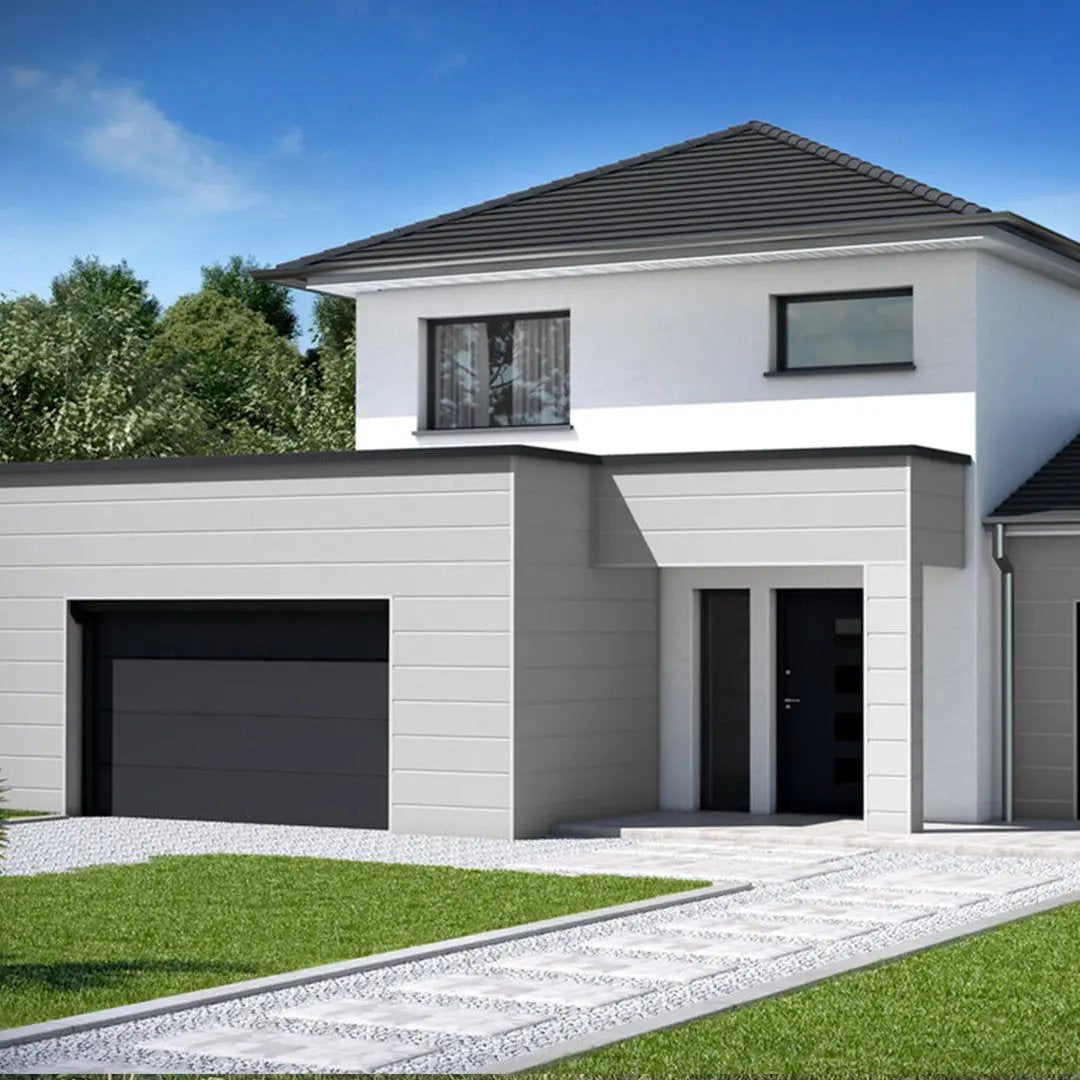 The Decorators: Placare pentru exterior Kerrafront VOX Trend Soft Pearl Grey FS 301