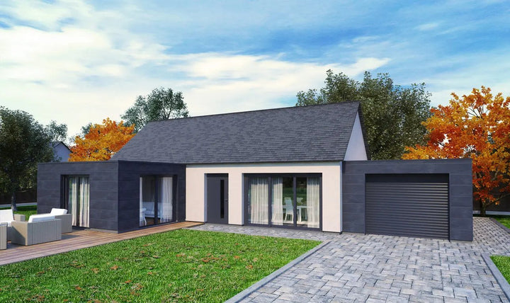 The Decorators: Placare pentru exterior Kerrafront VOX Trend Stone Anthracite FS 301