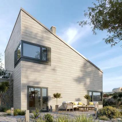 The Decorators: Placare pentru exterior Kerrafront VOX Wood Effect Stejar Alpin FS 201 (1cutie/2.16 mp sau 1.062 mp CONNEX)