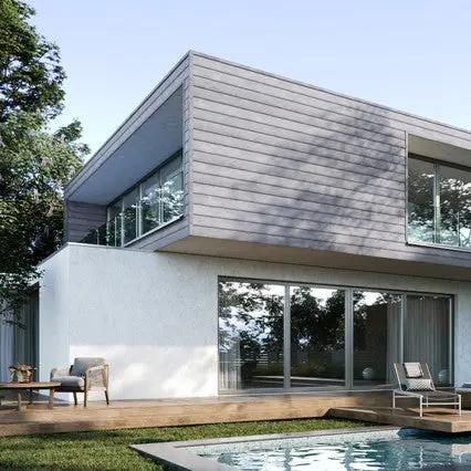 The Decorators: Placare pentru exterior Kerrafront VOX Wood Effect Stejar Concrete FS 201 (1cutie/2.16 mp sau 1.062 mp CONNEX)