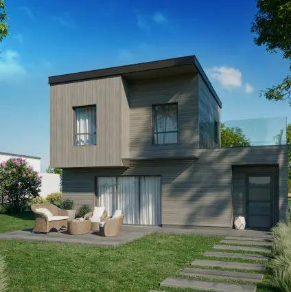 The Decorators: Placare pentru exterior Kerrafront VOX Wood Effect Stejar Concrete FS 304