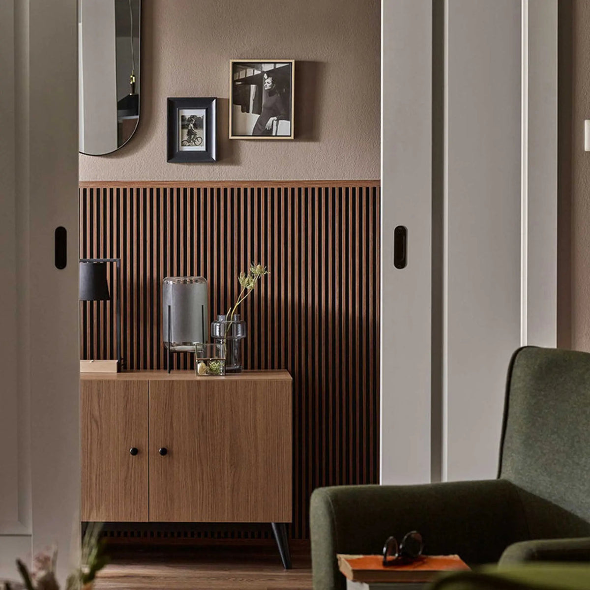 The Decorators: Profil dreapta, riflaj decorativ, Linerio S-Line Mocca