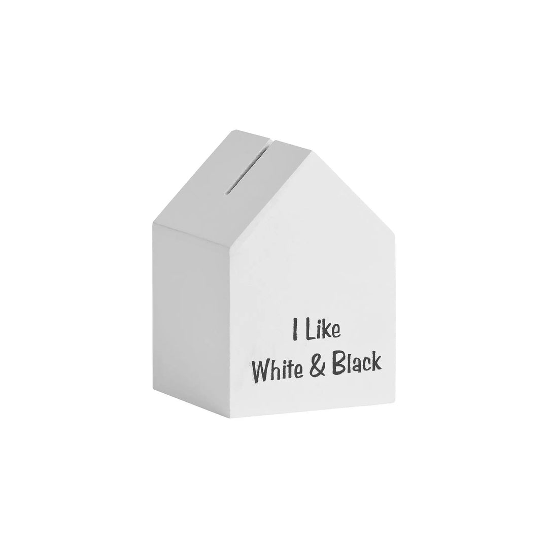 The Decorators: Pusculita alba din lemn Mildo VOX 11x11x16 cm