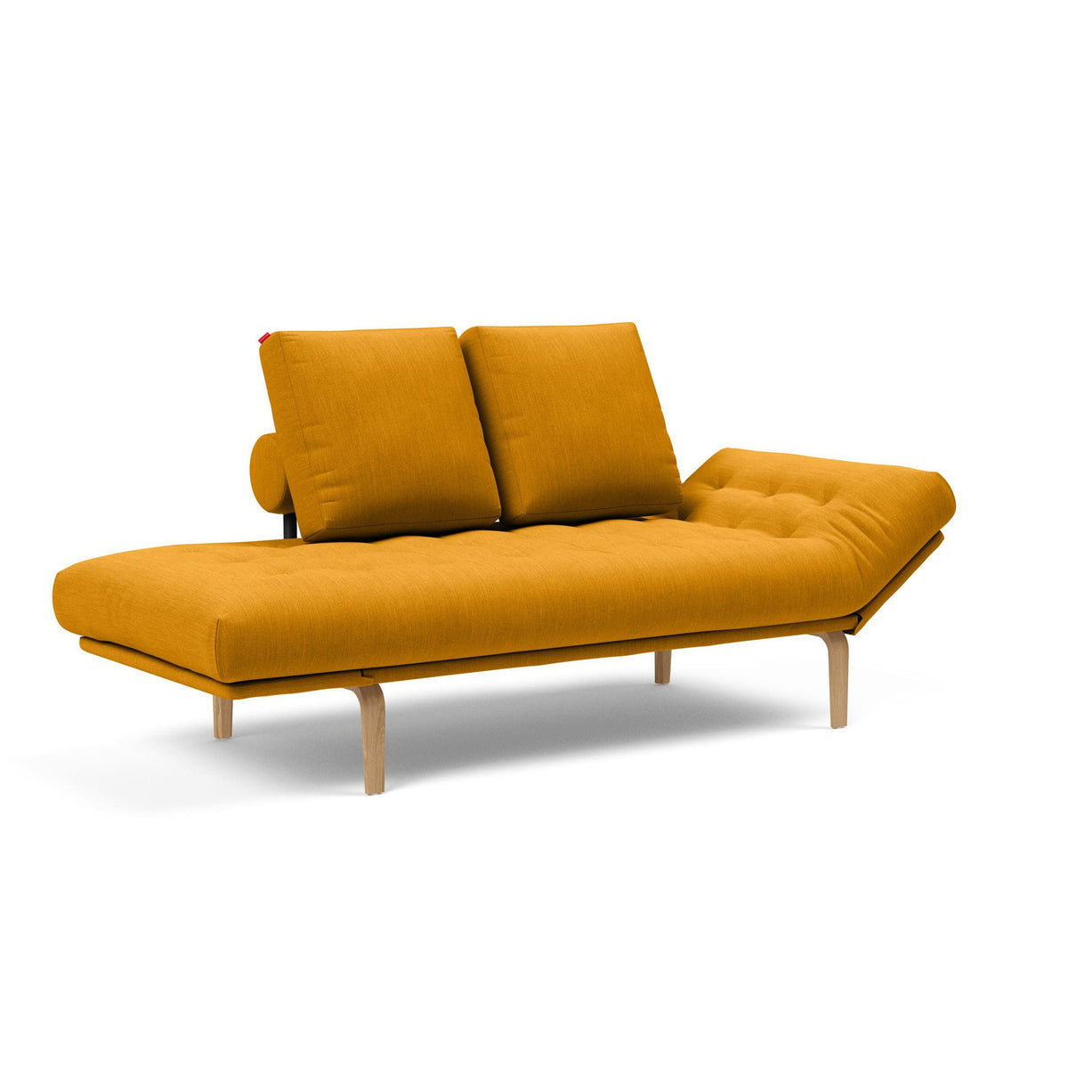Canapea pat Rollo Bow Classic Elegance Burned Curry 80x200 cm