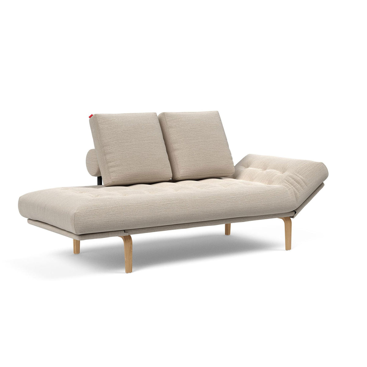Canapea pat Rollo Bow Classic Blida Sand Grey 80x200 cm