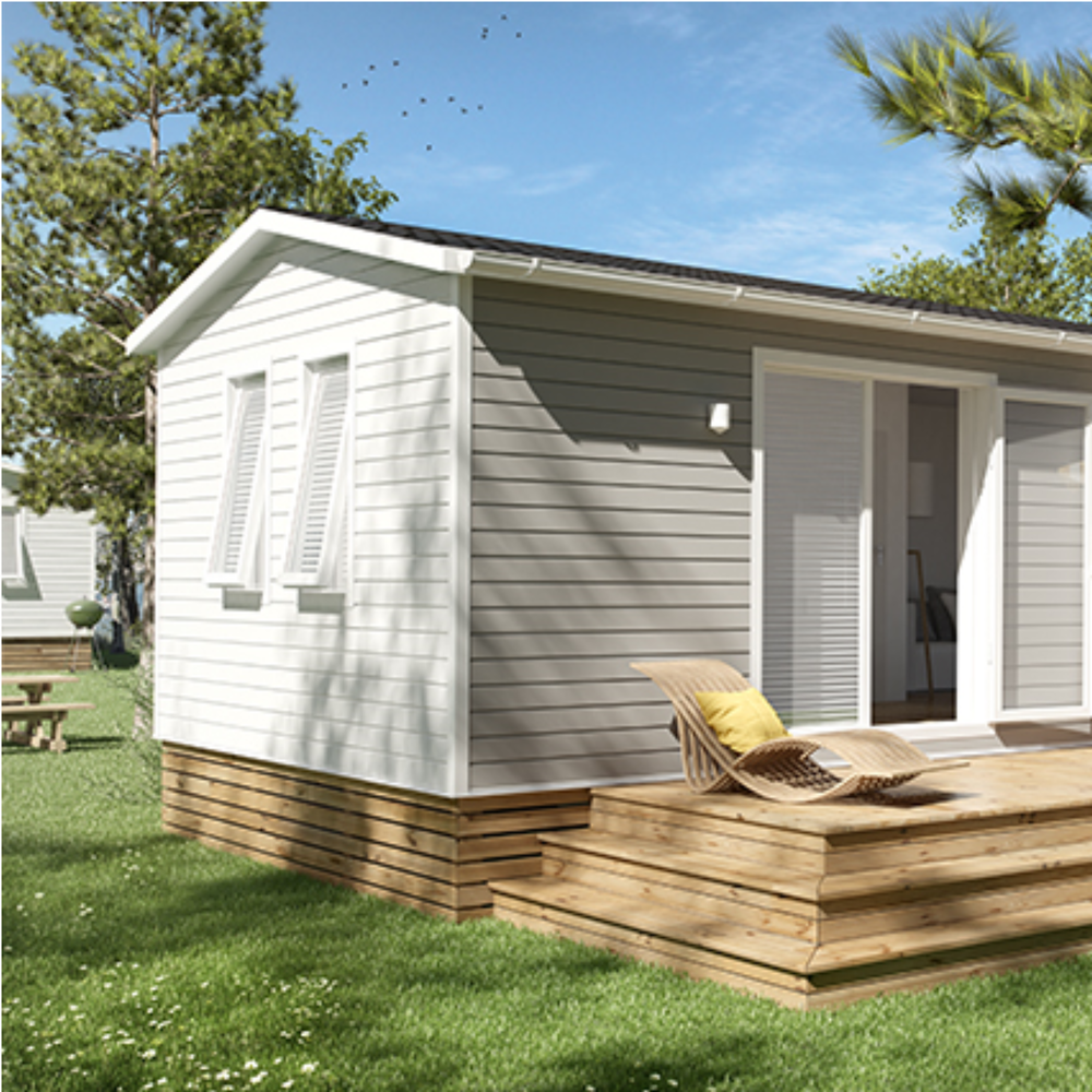 The Decorators: Lambriu pentru exterior siding vinil Vifront Unicolor Gri SV-05 (1 cutie/8,64 mp)