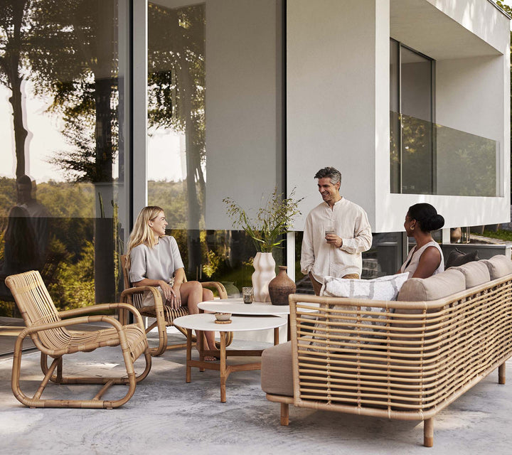 The Decorators: Canapea de exterior 3 locuri Cane-line Sense