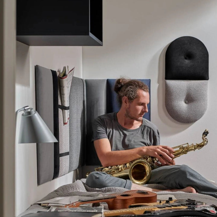 The Decorators: Set de panouri tapitate Regular mare Vox Soform Galben - Gri