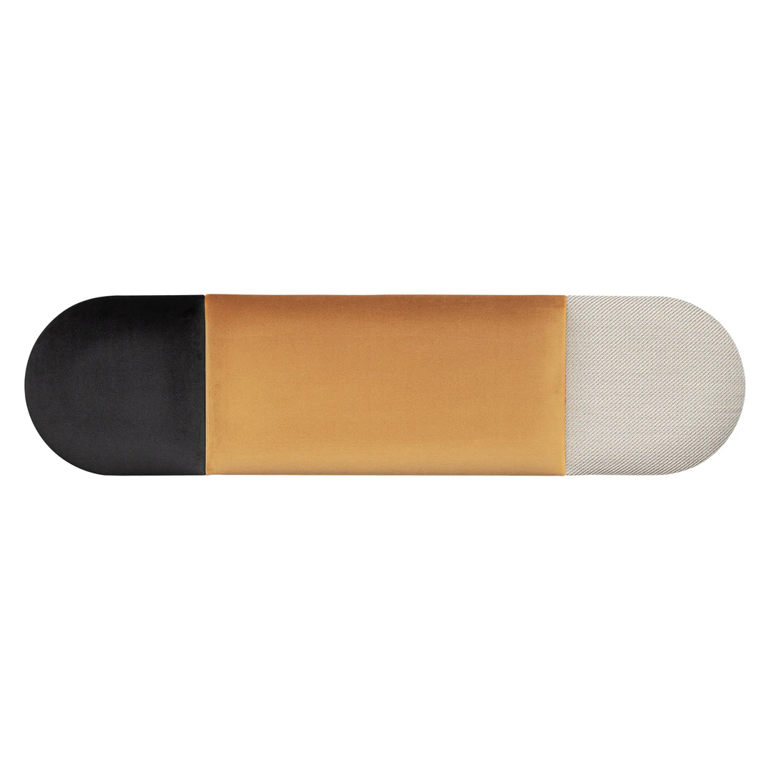 The Decorators: Set de panouri tapitate Regular mic Vox Soform Galben - Gri