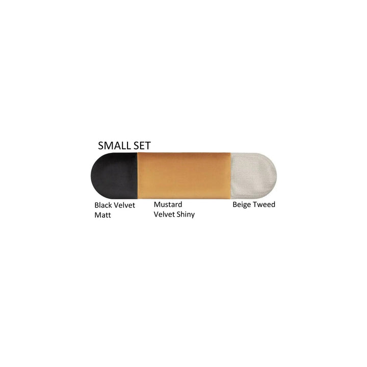 The Decorators: Set de panouri tapitate Regular mic Vox Soform Galben - Gri