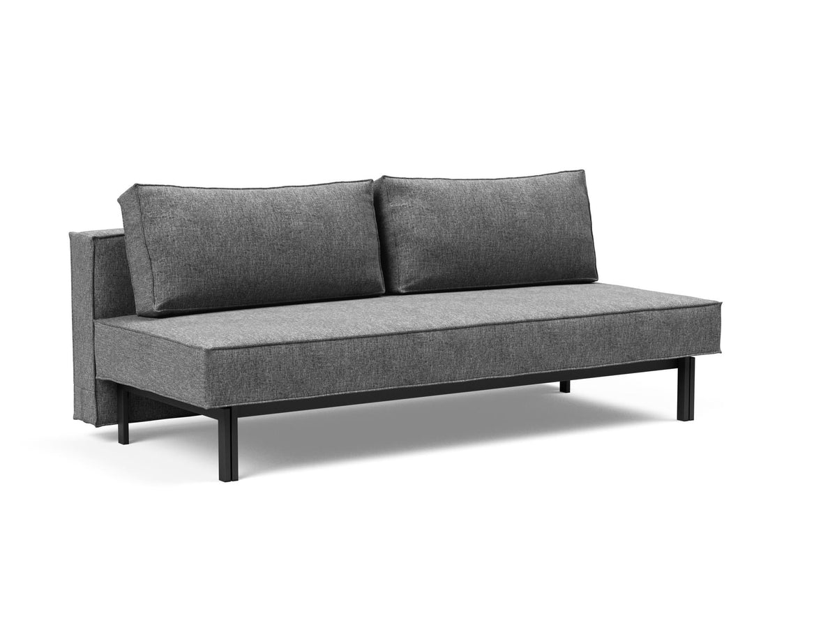 Canapea extensibila Sly Twist Charcoal 140x200 cm