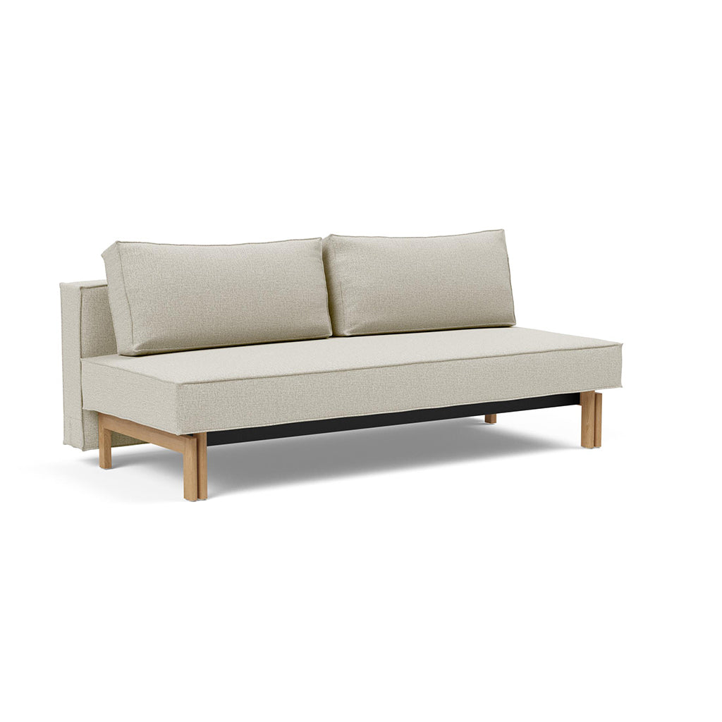 Canapea extensibila Sly Wood Mixed Dance Natural 140x200 cm