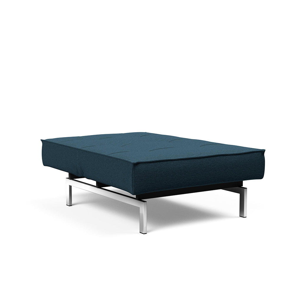 The Decorators: Fotoliu recliner Splitback Chrome Argus Navy Blue 115x90cm