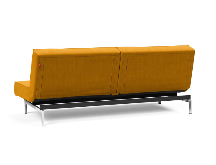 The Decorators: Canapea extensibila Splitback Chrome Elegance Burned Curry 115x210cm