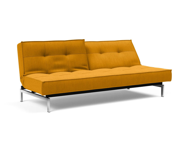 The Decorators: Canapea extensibila Splitback Chrome Elegance Burned Curry 115x210cm